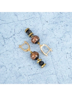 Серьги бижутерия из муранского стекла