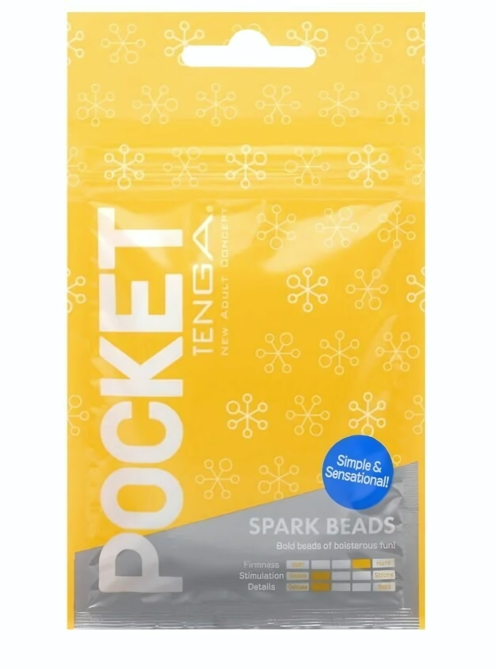 Карманный мастурбатор Spark Beads (Цвет: прозрачный)