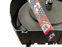 Кейс кофр ЧЕРНЫЙ для барабанных тарелок до 22" на колесах и с выдвижной ручкой DGCASE DARUMA 22-01А