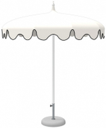 Зонт пляжный профессиональный Ø2.2 м Magnani Dali, белый 15, кант 24