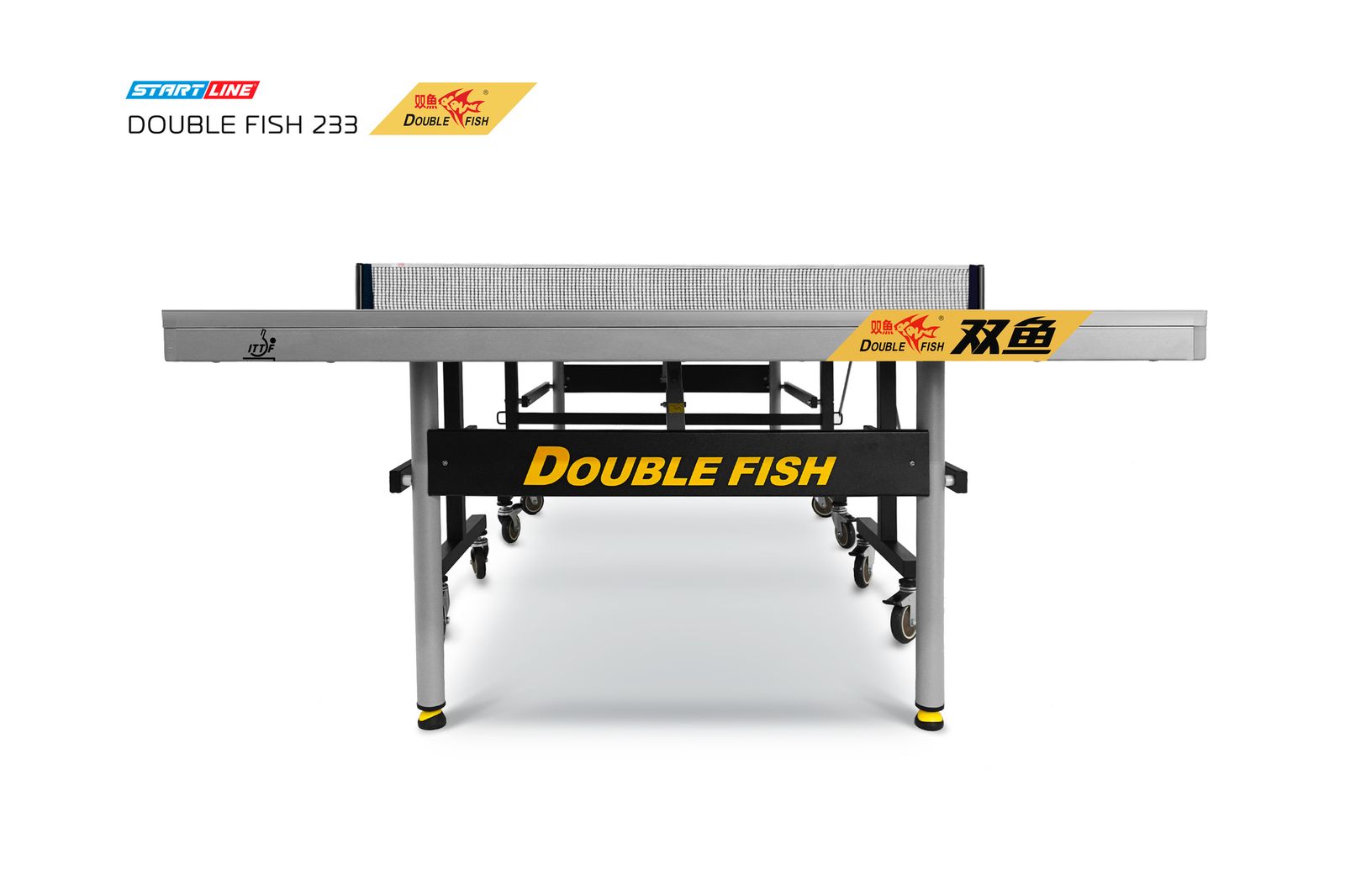Стол теннисный Double Fish 233 синий фото №3