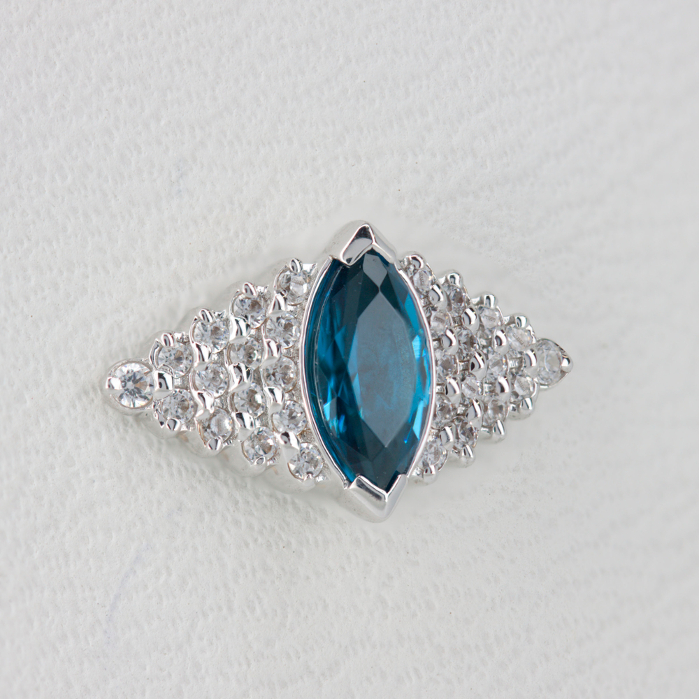 Avant tops with colored gem