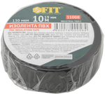 Изолента FIT ПВХ 19 мм х 0,13 мм х 10 м ( черная )