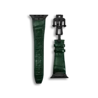 Ремешок для Apple Watch - Alligator Leather Green