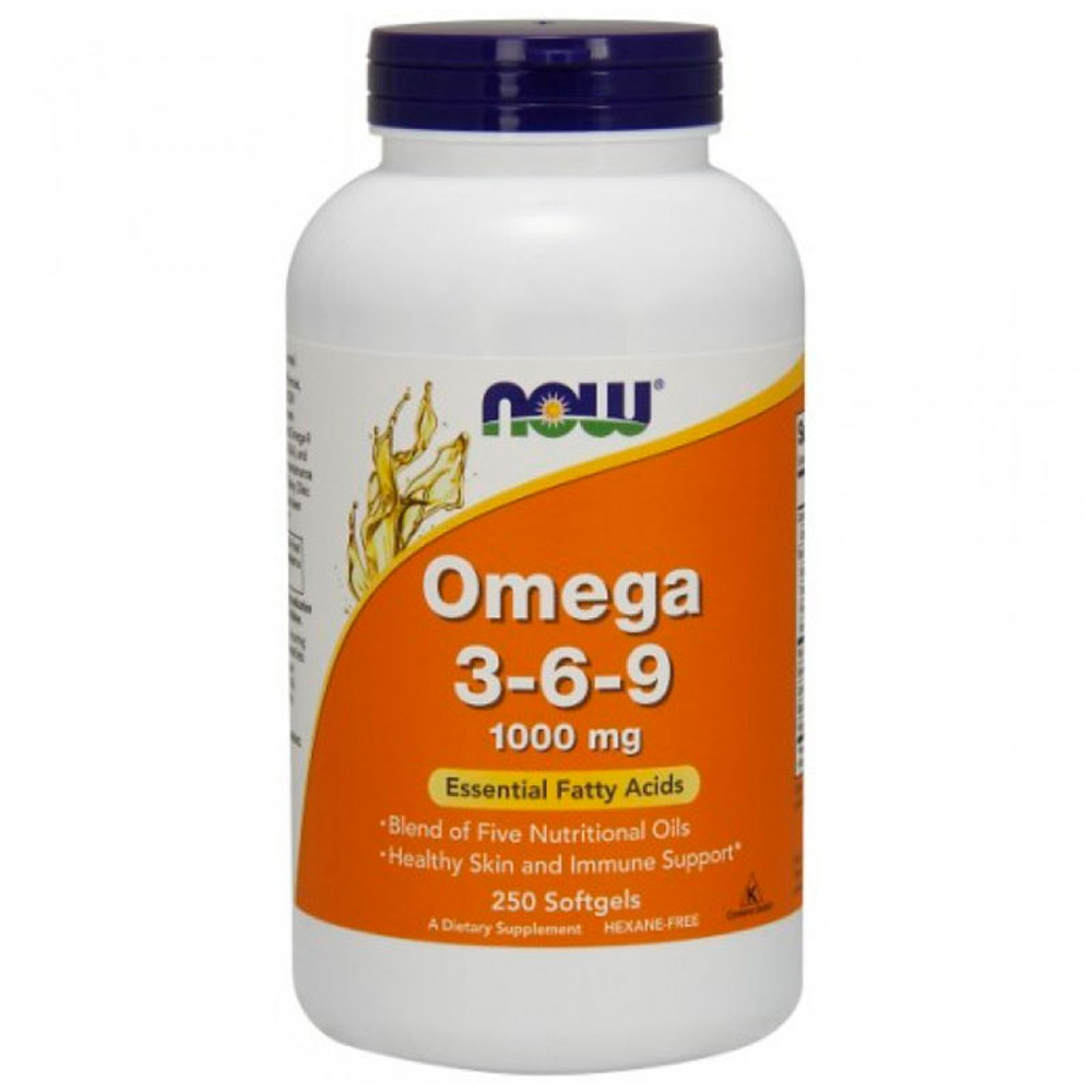 NOW Omega 3-6-9 1000 mg (250 капс.)