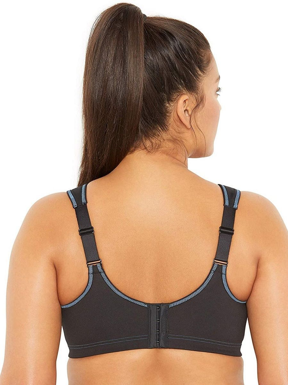 Спортивный бюстгальтер с контролем отскока и мягкой конструкцией каркасов (Размер: 85C) (Цвет: карамель (темно-бежевый))