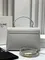 Сумки CELINE MEDIUM NINO из блестящей телячьей кожи белый