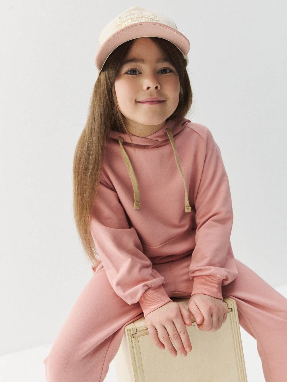 Худи облегченное "Светлый коралл"