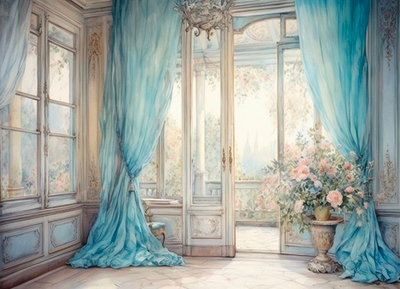 ИНТЕРЬЕР лето №1 фон неопреновый