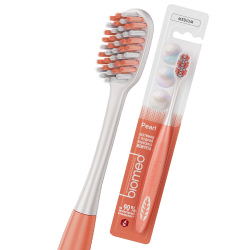 Biomed Зубная щетка комплексная White, средняя, шт., блок 48шт., Биомед