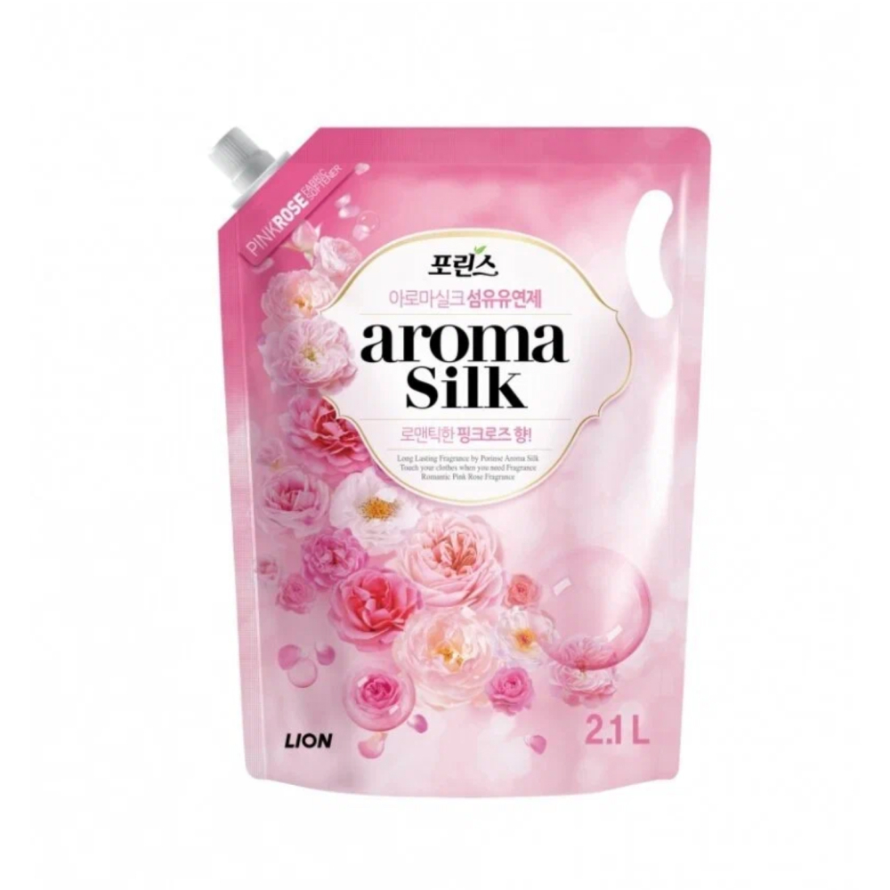 Кондиционер для белья с ароматом розы Lion Aroma Silk 2.1 л
