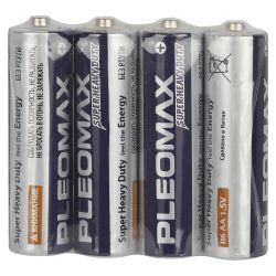 Батарейки Pleomax R6-4S SUPER HEAVY DUTY Zinc | Батарейки Солевые