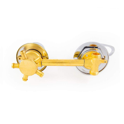 Смеситель для душевой кабины DC 6312  трубка 120мм. хомут,  5 режимом