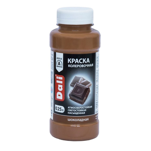Краска-колер  DALI шоколадный  0,25л (Рогнеда)