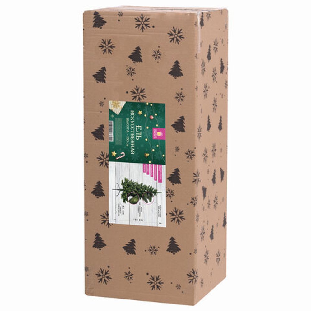 Ель новогодняя искусственная "Premium" 150 см, литой ПЭТ, зеленая, ЗОЛОТАЯ СКАЗКА, 591310