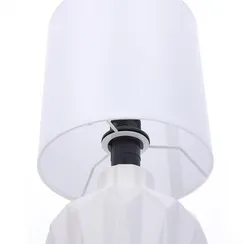 8226/1T MODERNI LN25 384 белый, керамика/текстиль Настольная лампа E14 1*40W 220V ORIGAMIA