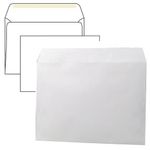 Конверты С4 (229х324 мм), клей, 90 г/м2, КОМПЛЕКТ 250 шт., внутренняя запечатка, 71205, 53855