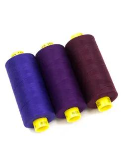 Нитки Guetermann MARA 150/1000 м, 3 цвета в наборе