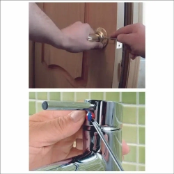 Набор стопорных винтов М5х5мм. Ремкомплект для дверных ручек ,смесителей, иглодержатель оверлока, рейлинг кухонный, наконечник карниза для штор, держатель полотенцесушителя, держатель проводов усилителя, бридж гитары, для планки вивера, для целика. +1ключ