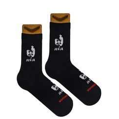 Носки BOOMERANGS Дед, черный