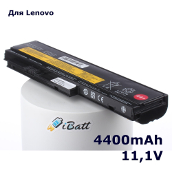 Аккумулятор iBatt 4400mAh, для 04W1890 0A36281 0A36282 0A36283 42T4861 42T4862 42T4863 42T4865 42T4866 42T4867 42T4873 42T4875 42T4876 42T4899 42T4901 42T4902 42T4903