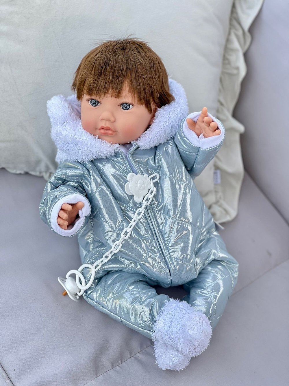 Кукла Marina and Pau 45 cм TEO мягконабивная в пакете (M1163K)