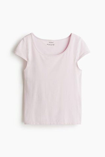 H&M Бесшовный спортивный топ DryMove™, розовый