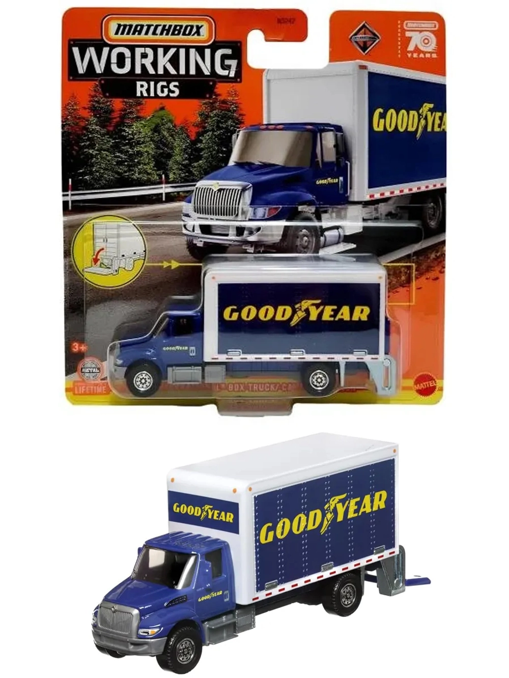 Машинка Хот Вилс Matchbox International Box Truck HLM94