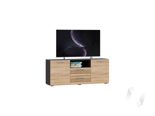 Тумба ТВ ТБ-006 Гостиная Асти (венге/дуб сонома)