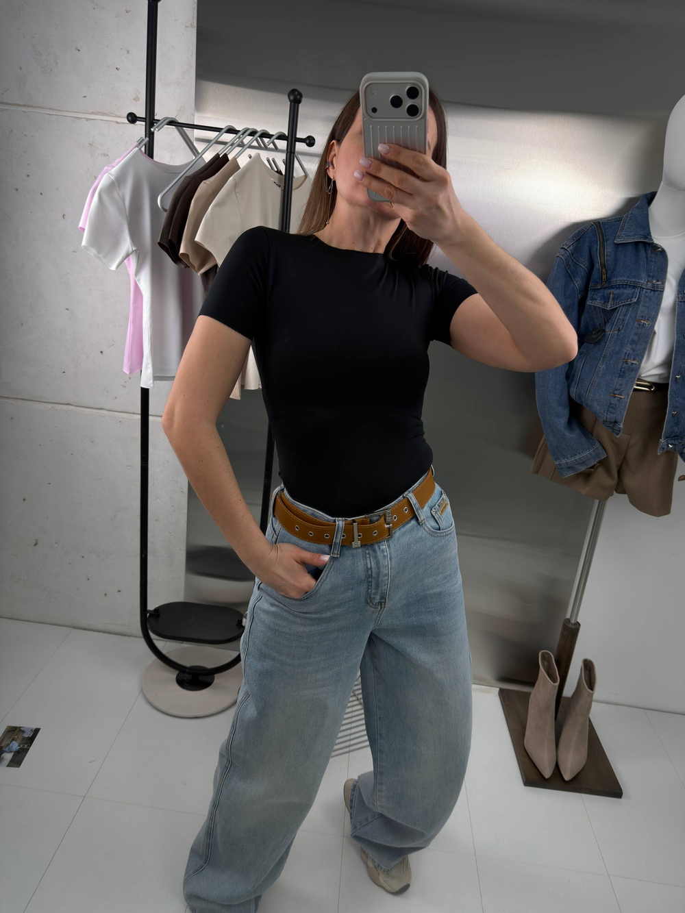 Футболка женская арт. 016 цвет "чёрный"