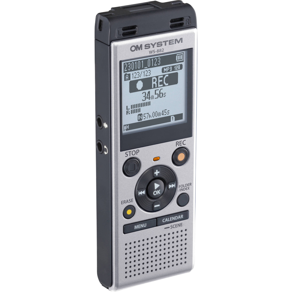 Диктофон OM System WS-882 (4GB) стерео серебристый (как новый)