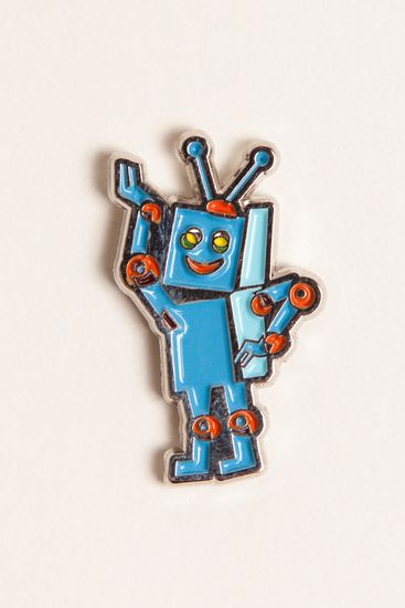 Значок ЗАПОРОЖЕЦ Робот (Разноцветный (Разноцветный))