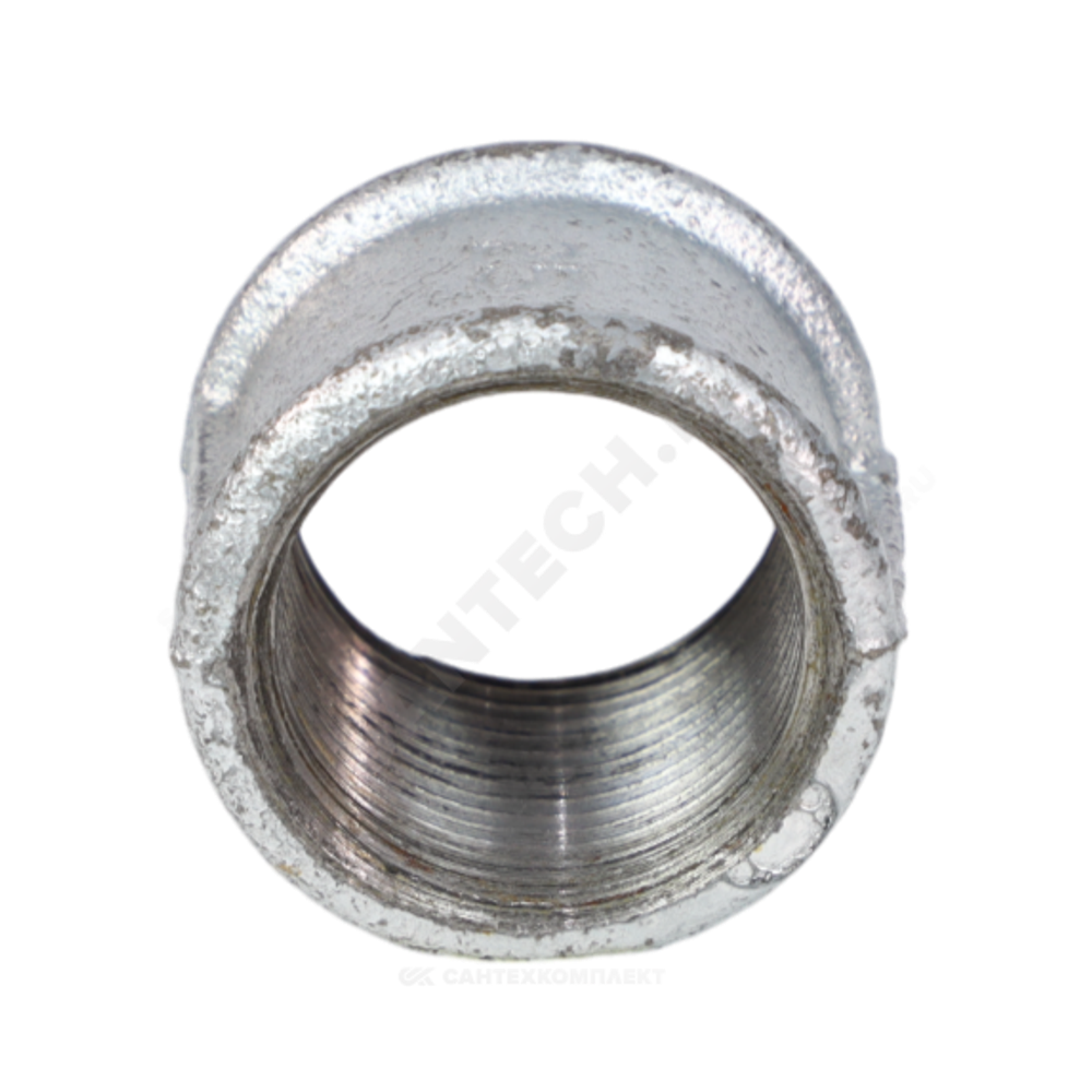 Муфта прямая чугун оц Ду 32 (1 1/4") ВР Fittex
