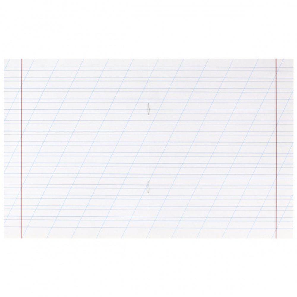 Тетрадь, 12 листов, линия косая, Маяк Канц, зеленый