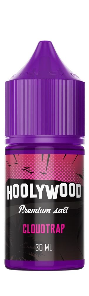 Hoolywood Premium Salt - CloudTrap (Малина со сливками и сахарной ватой), 30 мл