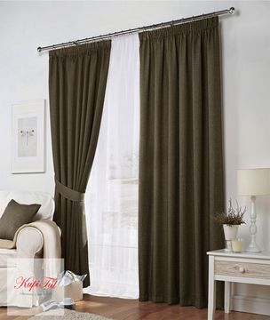 XL-Комплект штор Тоскана (коричневый)