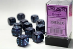 Chessex 12-D6 set (16mm) - Speckled Cobalt