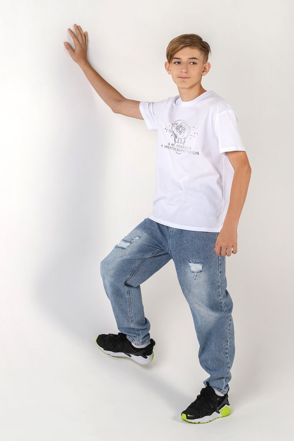 Фуфайка для мальчика Презент-2 Виотекс БЕЛЫЙ