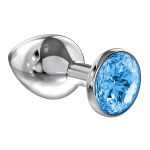 Анальная пробка Lola Games Diamond Light blue Sparkle Large 4010-04Lola