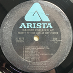 Monty Python ‎– Live At City Center (США 1976г.)