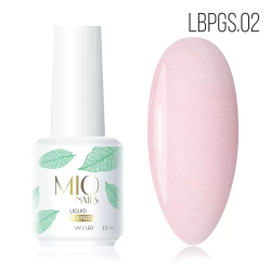 Жидкий полигель с шиммером MIO NAILS Shimmer Polygel Liquid 02, 15мл