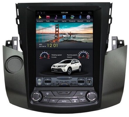Магнитола для Toyota RAV4 30 2005-2012, Vanguard - Carmedia ZF-1121-Q6 вертикальный экран 10.4" в стиле "Тесла" на Android 11, 8/128Гб, CarPlay, 4G SIM-слот