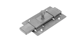 Задвижка дверная ЗД-02, цинк, (Металлист) 91507