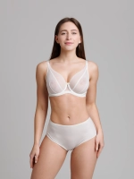 Трусы Zebra слипы с высокой линией талии (молоко)