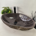 Каменная раковина из речного камня RS-05048 (65*40*15) 0858 из натурального камня