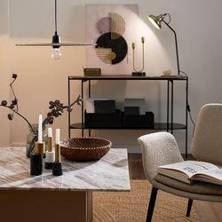 Светильник подвесной Vinger, Ø61х8 см, бежевый