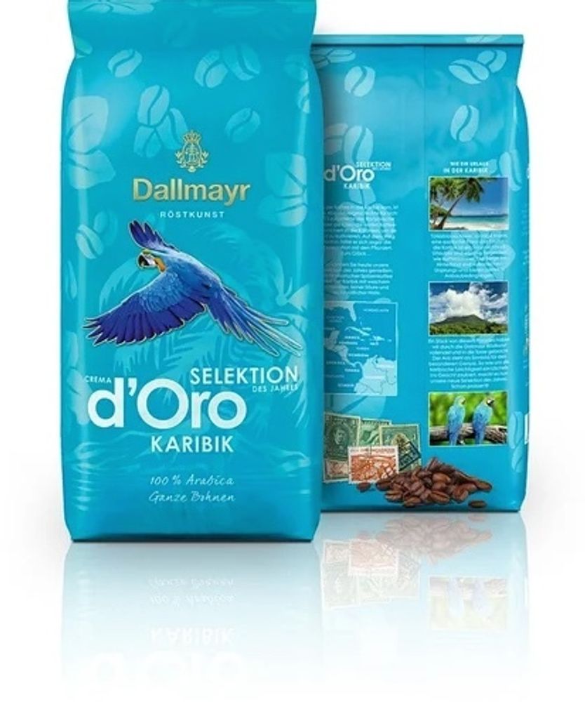 Кофе в зернах Dallmayr Crema d’Oro Karibik 1 кг