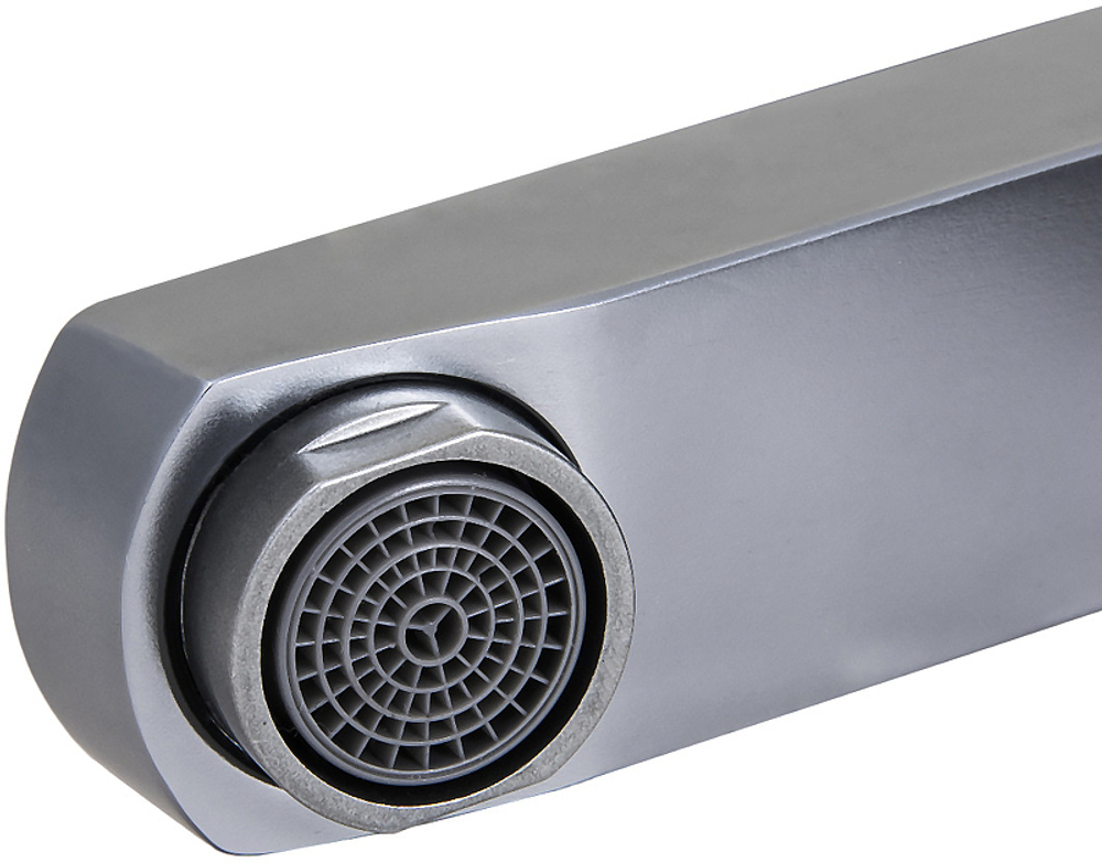 СМЕСИТЕЛЬ EKKO ДЛЯ РАКОВИНЫ E1081-21 ТЕМНО-СЕРЫЙ