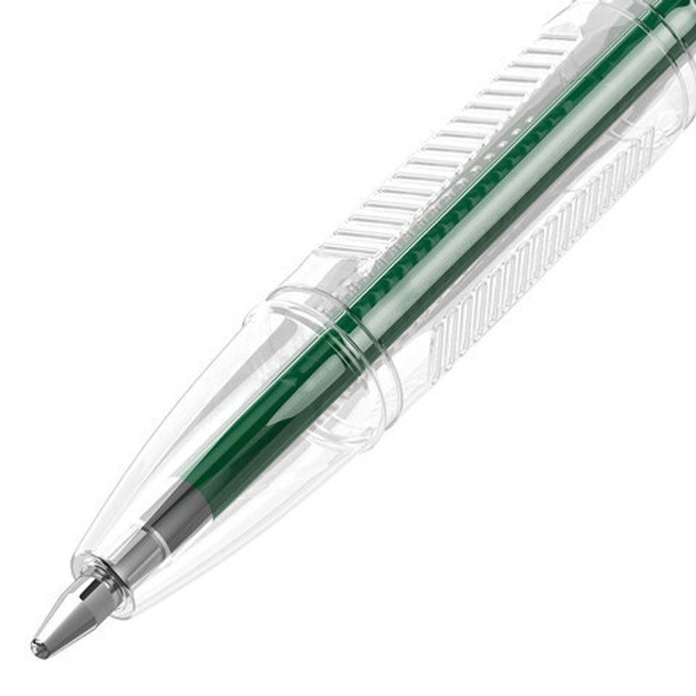 Ручка шариковая BRAUBERG "ULTRA", ЗЕЛЕНАЯ, узел 1 мм, чернила ГЕРМАНИЯ, наконечник ШВЕЙЦАРИЯ, 143561