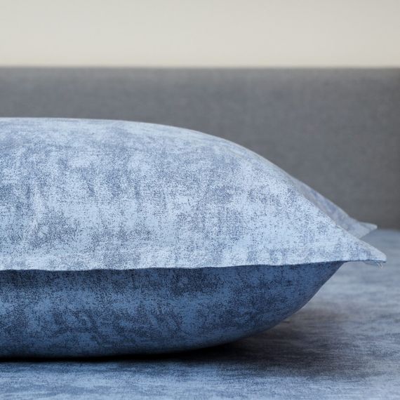 Стефани (синий) КПБ сатин 7Е